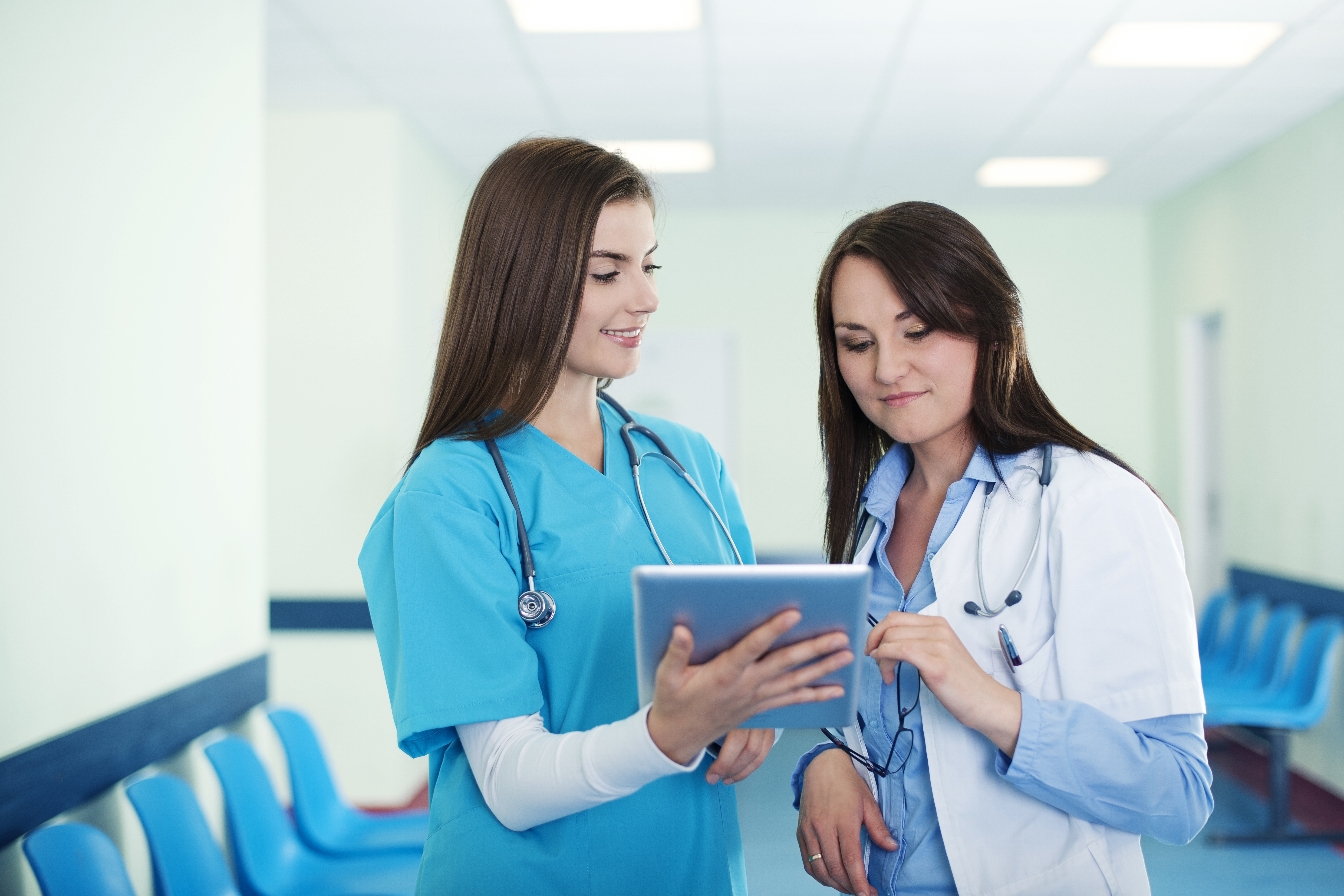 doctor and caregiver